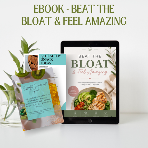 Beat the Bloat gluten and dairy free beginners guide PDF ebook cover