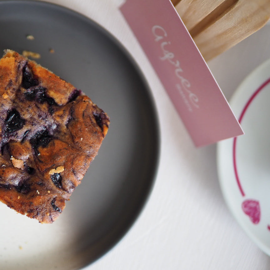 Gluten-Free and Dairy-Free Blueberry Square Cake