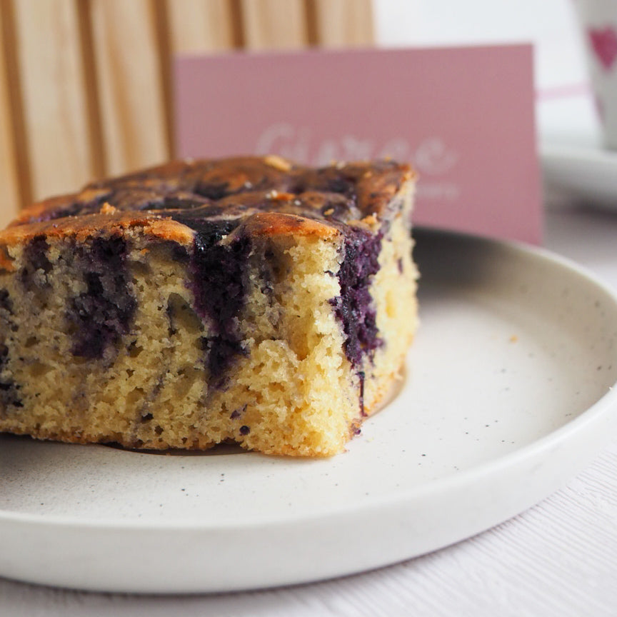 Gluten-Free and Dairy-Free Blueberry Square Cake