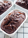 Gluten free chocolate mini loaf cakes in a 4-pack, handmade in the UK with clean ingredients